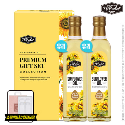 탑셰프 해바라기유500ml 2P(2종)